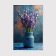 thumbnail image 2 of Lavender Flower Canvas Wall Art 8x12 inches - Vintage Elegant Botanical Floral Lavender Flower Watercolor Canvas Print, 2 of 5
