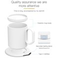thumbnail image 2 of Calentador de tazas con cargador inalámbrico portátil 2 en 1 con placa calentadora de tazas con taza de cerámica, 2 of 8