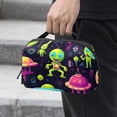 thumbnail image 2 of Alien USB Case Digital Bag Cord Organizer Box Charger Case Oxford Cloth Waterproof Electronics Storage Bag 5.9x9.44x3.14 in, 2 of 6