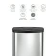 thumbnail image 5 of Nine Stars Automatic Bathroom Trash Can, 2 Gallon Stainless Steel, Motion Sensor Garbage Bin with Soft Close Lid, Silver, 5 of 11