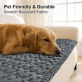 thumbnail image 3 of decorUhome Sofa Cover for Dogs, Non Slip Fuzzy Couch Cover, Washable Slipcover for Pets(Dark Gray, 27.6" x 27.6"), 3 of 9
