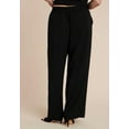 thumbnail image 3 of ELOQUII Women's Plus Size Wide Leg Trouser, 3 of 3