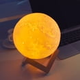 thumbnail image 4 of Luz de Noche de Luna 3D Accesorios Ceremonia de Boda Iluminación Cómodo Sunnimix 3D Moon Night Light, 4 of 7