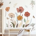 thumbnail image 3 of Jimin Boho Flower Wall Stickers, Wildflower Floral Grass Peel and Stick, Wall Art Decals for Living Room Bedroom TV Wall, 3 of 8