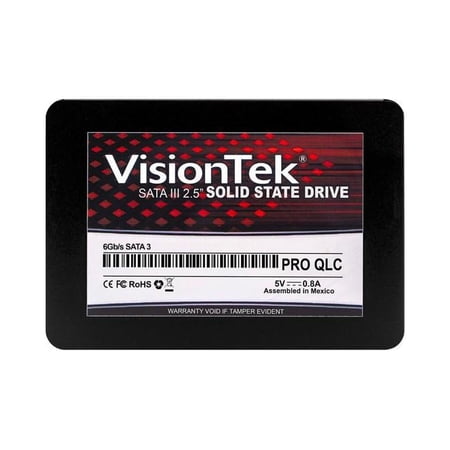 UPC: 0784090040008 | VisionTek Pro 2.5  250GB SATA III 3D QLC Internal Solid State Drive (SSD) 901367