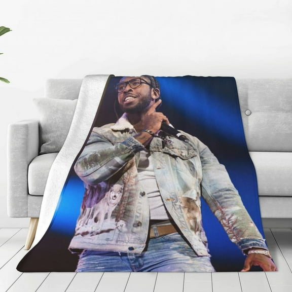 Pop Smoke Ultra-Soft Micro Fleece Blanket Throw All Season Fuzzy Lightweight Throw Blankets For Office Company Home Couch Bed Sofa 50"X40"