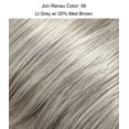 thumbnail image 2 of EasiPart XL 12 Inch Topper Remy Human Hair Monofilament Base Hand Tied Easihair 6, 2 of 4