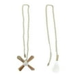 thumbnail image 1 of Less Than 5 Hangs 2Pcs Ceiling Fan Pull Chain with Decorative Bulb and Ceiling Fan Extension Chain Fan Pull Chain Kit for Ceiling Lamp, 1 of 2