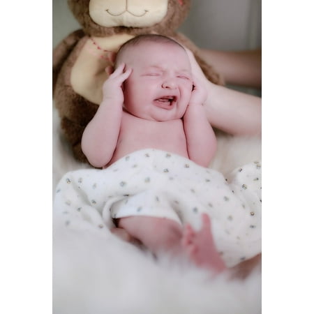 Baby Boy Birth Certificate Canvas Print Young Child Baby Cry Child Small Child Boy Birth Stretched Canvas 10 x 14 ()