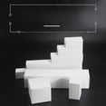 thumbnail image 1 of Caja de embalaje, caja de color, caja blanca pequeña, cuadrada, gruesa, plegable, papel kraft, caja de cartón blanca, 1 of 3