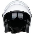 thumbnail image 2 of Open Face Motorcycle Helmet with Removable Visor ECE 22.06 Approved Half Casco Fit Men Women ATV Moped Scooter, 2 of 8