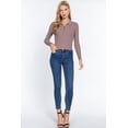 thumbnail image 2 of Notched Collar Zippered Sweater, 2 of 5