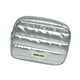 thumbnail image 4 of Bolsa de maquillaje para baño, organizador de viaje, moderna y práctica bolsa de cosméticos para mujer, neceser para guardar brochas, botellas de Plateado, 4 of 8