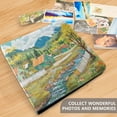 thumbnail image 5 of iauyy PU Leather Scrapbook Album | Expandable Binder with 20 Self-Adhesive Pages (11.8x24in)，Beautiful Oil Painting Picture, 5 of 8