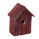 thumbnail image 2 of Casa colgante para pájaros, pájaro azul, pinzón, , casa hecha a mano, artesanía, casa de pájaro resistente para jardín, habitación de pájaro Cola casas de aves, 2 of 8