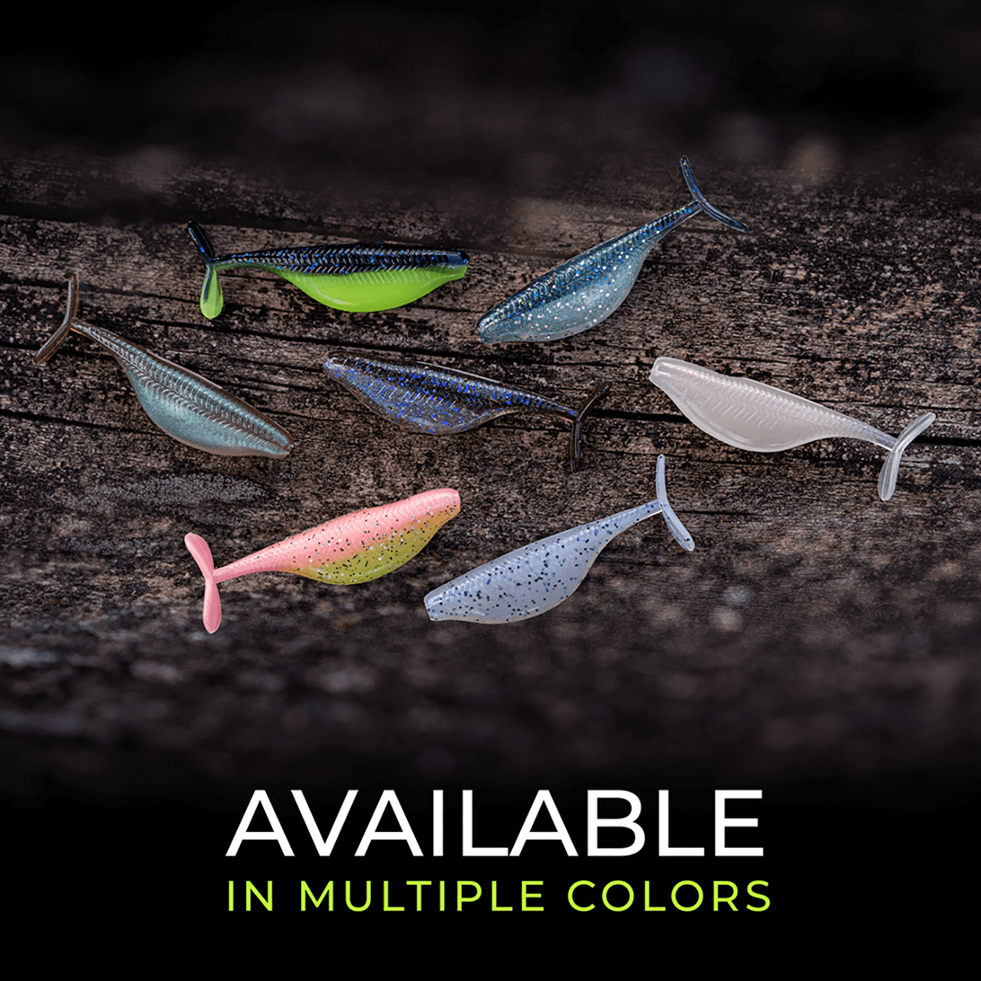 6th Sense Frequency Minnow 2.0 Soft Plastic T-Tail Minnow Crappie Fishing Lure Forward Facing Sonar Bait Made in USA