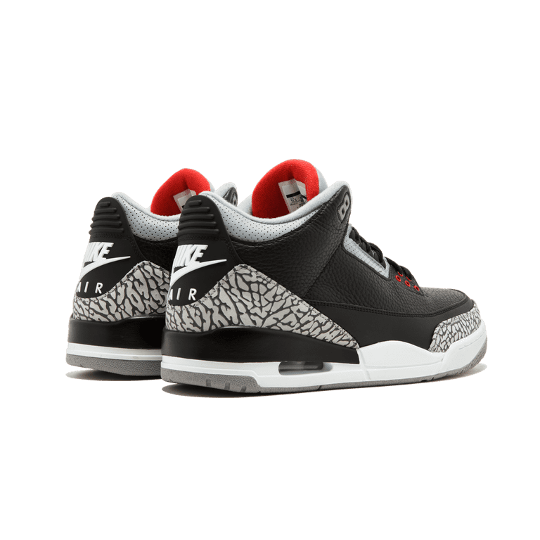 Size 9.5‎ - Jordan 3 Retro OG Mid Black Cement ( 854262-001) Nike Air Jordan 3 Retro OG Black Cement Gray 854262-001  main image 2
