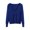 Blue, variant on Kogui Open Front Cardigan for Women Women's Long Sleeve Open Front Knit Cardigan Sweater (Red,XXL)