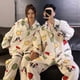 thumbnail image 4 of Pijamas Kawaii Crayon Shin-Chan para parejas, ropa cómoda de felpa para el hogar, pantalones de manga larga de Anime Y2K, moda de dibujos animados, 4 of 4