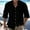 Black, variant on Late July Mens Shirts Graphic Men's Linen Button up Shirt for Foreign Trade Summer Beach Shirt Long Sleeved Plain Collar Spring and Summer Casual Daily Clothing L