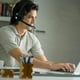 thumbnail image 3 of Ganfancp Auriculares Bluetooth para Camioneros, Auriculares Inalámbricos con Micrófono para Pc, Auriculares Bluetooth con Micrófono con Cancelación de Ruido, para Teléfonos Móviles, Ordenadores, Cond, 3 of 7