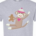 thumbnail image 4 of Inktastic Sock Monkey Gingerbread T-Shirt, 4 of 5