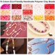 thumbnail image 4 of 5250 piezas de cuentas de arcilla polimérica planas de 4x1 mm, tipo heishi, con orificio de 1 mm para la elaboración de pulseras, collares, pendientes y bisutería. 15 colores., 4 of 6
