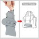 thumbnail image 5 of Paquete de 3 lindos baberos de silicona, súper finos y livianos para bebés y niños pequeños, baberos de silicona suave ajustables impermeables con bolsillo para recoger alimentos, unisex, no desordenado Rojo Verde, 5 of 5