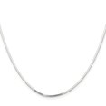 thumbnail image 2 of Sterling Silver Polished 1.15mm Square Snake Chain, 2 of 4