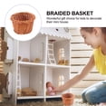 thumbnail image 4 of BRIGHTFUFU 1 pieza 1/12 Mini cesta trenzada de casa modelo Mini contenedor de comida Mini accesorios de muebles de casa (sin mango marrón), 4 of 7
