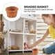thumbnail image 5 of 1 pieza 1/12 Mini cesta trenzada de casa modelo Mini contenedor de comida Mini accesorios de muebles de casa (sin mango marrón), 5 of 8