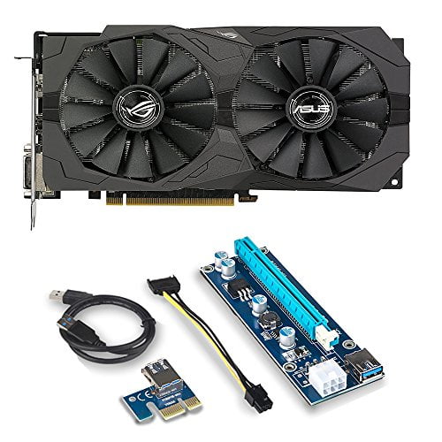 Asus Rog Strix Radeon Bundle 2 Items Rx 570 O4g Gaming Oc Edition Gddr5 Dp Hdmi Dvi Vr Ready Amd Graphics Card Rog Strix Rx570 O4g Gaming And Riser Walmart Com Walmart Com