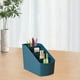thumbnail image 5 of Organizador de escritorio multifuncional con cuatro compartimentos para bolígrafos, pinceles y materiales de arte. Solución eficiente para el hogar, la oficina y el baño. Aestivo | Azul |, 5 of 7