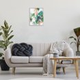 thumbnail image 3 of Stupell Industries Chaotic Green Paint Strokes Abstract Painting Gray Framed Art Print Wall Art, 16 x 20, 3 of 10