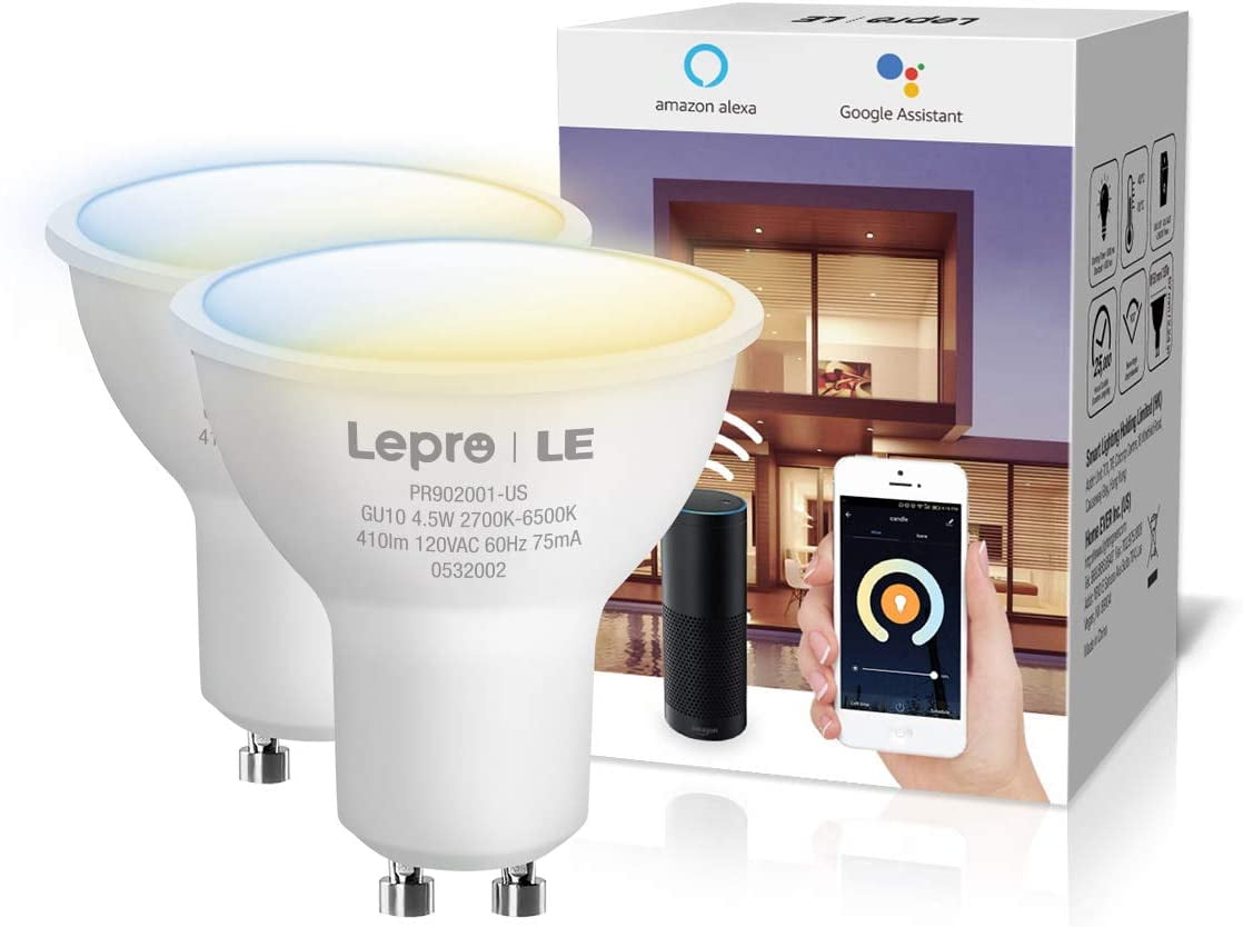 Lumiman Alexa Smart Wifi ampoules E27 Vis rgbcw couleur 7.5 W Compatible 