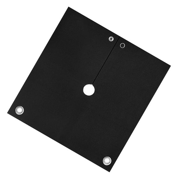 Ciwanning Flame Welding Blanket, Carbon Felt Fabric Heat Insulation Mat For Metalworking Torchs Work Up To 1800°F