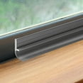 thumbnail image 3 of Under Door Draft Stopper for Exterior Doors, Door Sweep Sound Proofing for Bottom of Door, Door Soundproofing Noise Blocker, Under Door Gap Filler Soundproof Seal Strip, Gray, 3 of 8