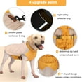 thumbnail image 4 of Soft Dog Jacket Vest For Winter, Thick Warm Reflective Dog Jacket, Dogs Winter Coat With Built Inside & Elastic Waist Design, Suitable For Small/Medium/Large Dogs, Cotton Material, 4 of 7