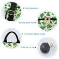 thumbnail image 7 of FORMRS Women's Travel Backpack Purse Anti-theft Hidden Pockets Casual Shoulder Bag, Green Dot Triangles Pattern, 7 of 7