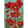 thumbnail image 2 of Popp, Grace 23x32 White Modern Wood Framed Museum Art Print Titled - Poppy Promenade I, 2 of 4