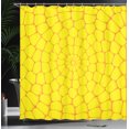 thumbnail image 4 of Ambesonne Yellow Shower Curtain, Corn Brick Abstract Art, 69"Wx84"L, Yellow, 4 of 5