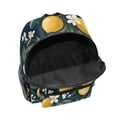 thumbnail image 6 of FORMRS School Backpack with Front Zippered Pocket 12" Student Travel Daypack, Floral Lemons, 6 of 6