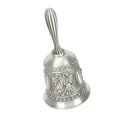 thumbnail image 2 of Campana de Mano Bling Bling Aleación de Zinc Plata Vintage, 2 of 12