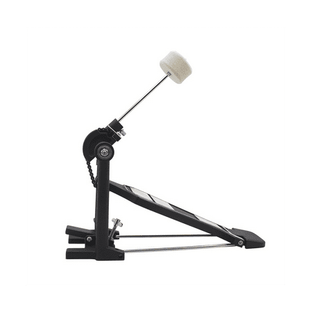 

Winyuyby Drum Set Single-Step Jazz Drum Pedal Bottom Drum Practice Step Hammer Double-Chain Step Hammer Percussion Instrument