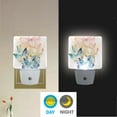 thumbnail image 6 of Butterfly Colorful Night Light LED Dusk to Dawn Auto Sensor Night Lamp Plug-in Nightlight for Bedroom Hallway Kitchen 2 PCs, 6 of 7