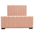 thumbnail image 5 of Diamond Sofa  Venus Vertical Channel Tufted Queen Bed in Blush Pink Velvet, 5 of 7