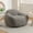 Light Gray + Teddy + Foam, variant on Bean Bag Chair, Comfy Bean Bag Sofa with Back Support, Faux Fur Bean Bag Chair for Adults and Kids, Stuffed Floor Sofa for Living Room, Bedroom, Apartment, White