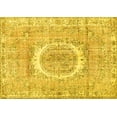 thumbnail image 1 of Ahgly Company Indoor Rectangle Persian Yellow Traditional Area Rugs, 7' x 9', 1 of 4