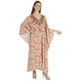 thumbnail image 2 of Moomaya Kimono Maxi Dress Printed Long Kaftan For Women Cover-Up Caftan Beach Resort Dress, 2 of 7