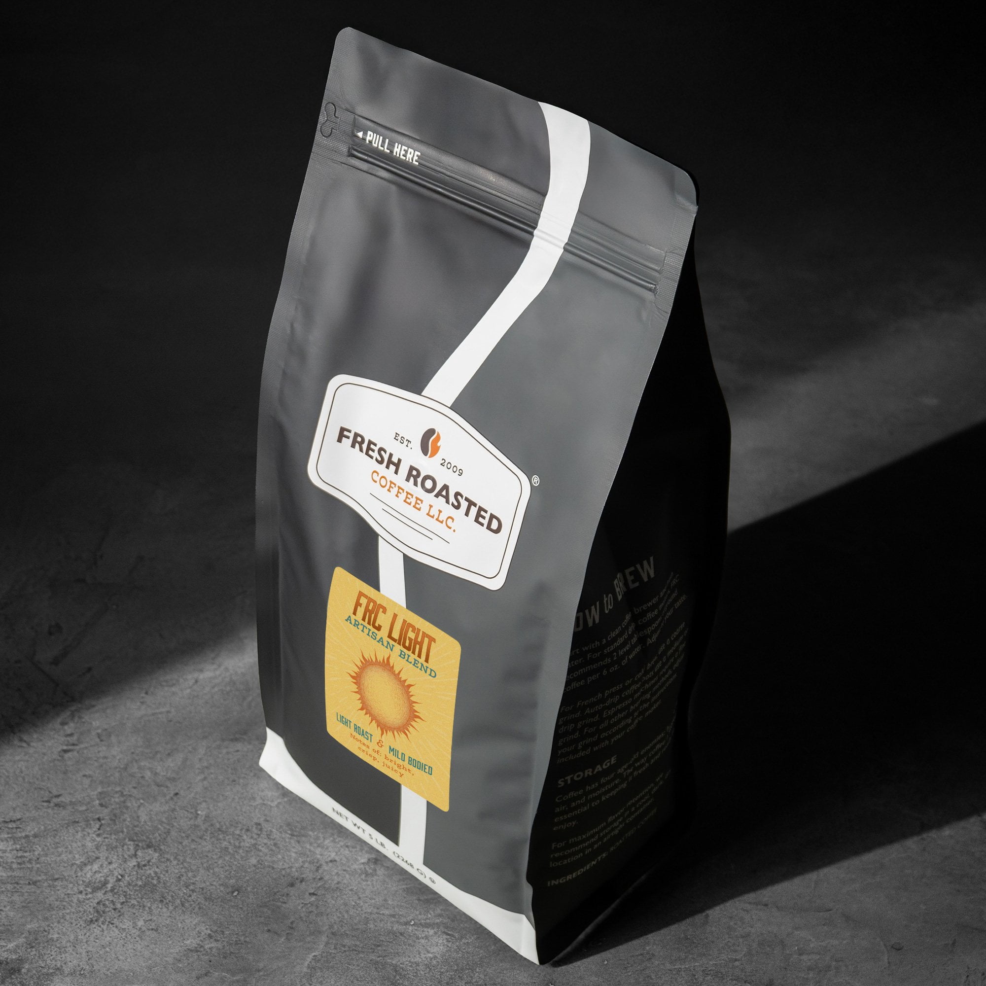 Fresh Roasted Coffee LLC, Light Roast Blend, Ground Coffee, 32 oz Bag